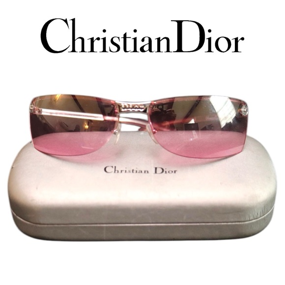 Christian‎ Dior VINTAGE Rare Pink Sunglasses YB7DU - Picture 1 of 5